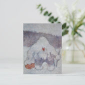 Carte Postale "Troll de neige" par Theodor Kittelsen (Debout devant)