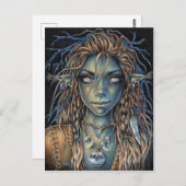 Carte Postale Troll Girl (Devant / Derrière)