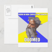 Carte Postale Troll God Doomed (Devant / Derrière)