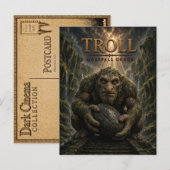 Carte Postale Troll Mossfall Gorge Dark Cinema (Devant / Derrière)