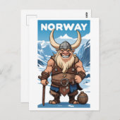 Carte Postale Troll norvégien (Devant / Derrière)