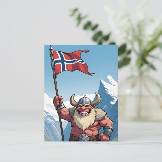 Carte Postale Troll norvégien (Debout devant)