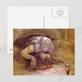 Carte Postale Troll with Little Boy (Devant / Derrière)