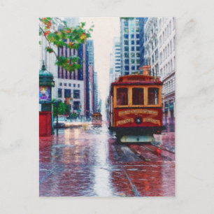 Carte Postale Trolley Car à San Francisco Californie USA