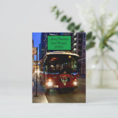 Carte Postale Trolley De Noël À Chicago (Debout devant)