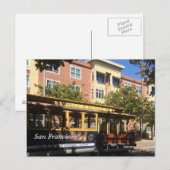 Carte Postale Trolley de San Francisco (Devant / Derrière)