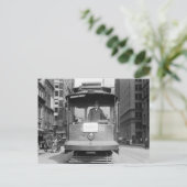 Carte Postale Trolley du pont de Brooklyn, 1915 (Debout devant)