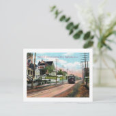 Carte Postale Trolley, Highland Ave, Atlantic Highlands, NJ (Debout devant)