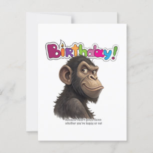 Carte Postale Trollface d'anniversaire
