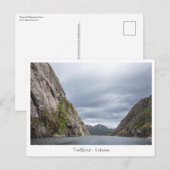 Carte Postale Trollfjord Lofoten (Devant / Derrière)