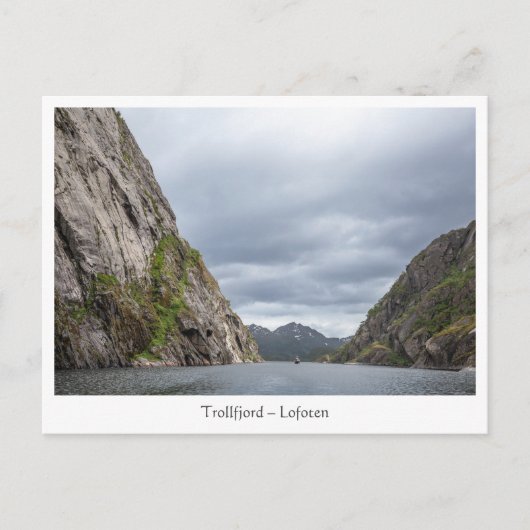 Carte Postale Trollfjord Lofoten (Devant)