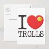 Carte Postale Trolls (Devant / Derrière)