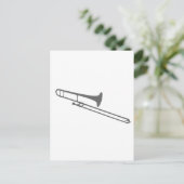 Carte Postale trombone (Debout devant)