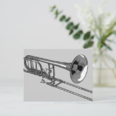 Carte Postale Trombone (Debout devant)