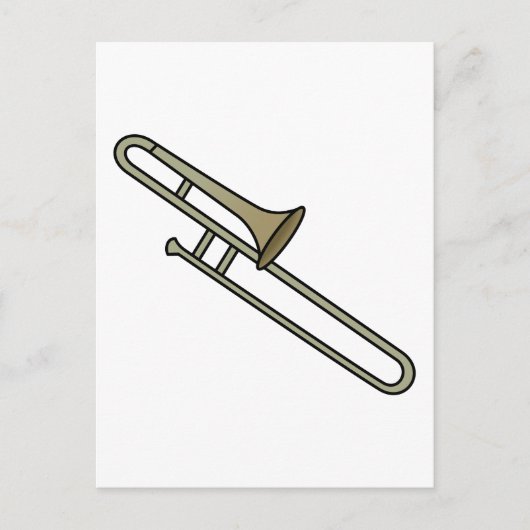 Carte Postale Trombone (Devant)