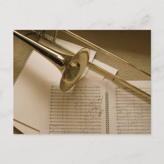 Carte postale Trombone (Devant)