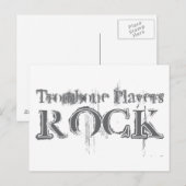 Carte Postale Trombone Players Rock (Devant / Derrière)