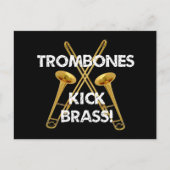Carte Postale Trombones Kick Brass ! (Devant)
