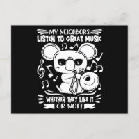 Tromboniste Trombone Joueur Koala avec Trombone