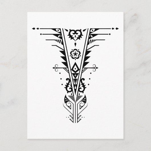 Carte Postale trompe de trichotomie (Devant)