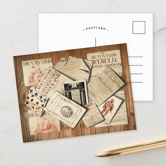 Carte Postale Trompe l’œil | Piere De Hoop