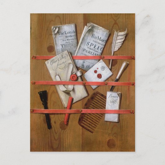 Carte Postale Trompe l'oeil, 1702 (Devant)