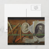 Carte Postale Trompe l'Oeil, 1785 (Devant / Derrière)
