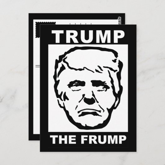 Carte Postale tromper le frump (Devant / Derrière)