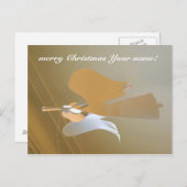 Carte Postale Trompettes anges (Devant / Derrière)