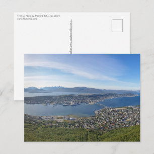 Carte Postale Tromso Norvège