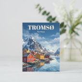 Carte Postale Tromsø Norvège (Debout devant)