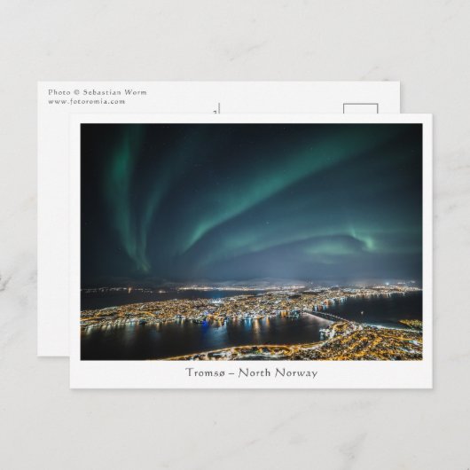 Carte Postale Tromso Norvège (Devant / Derrière)