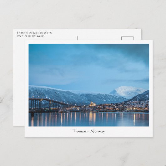Carte Postale Tromso Norvège (Devant / Derrière)