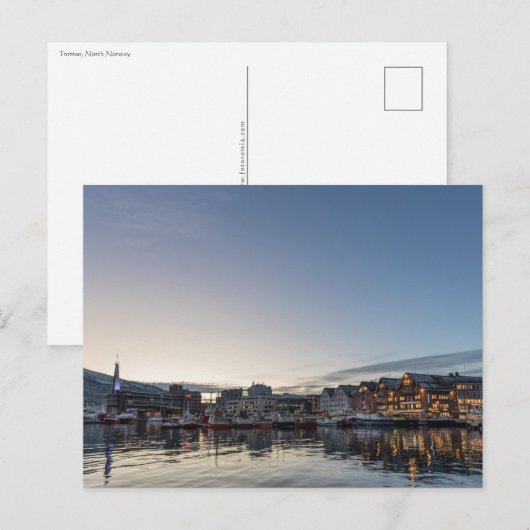 Carte Postale Tromso Norvège (Devant / Derrière)