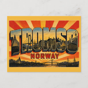 Carte Postale Tromsø Norvège Cathédrale Arctique