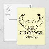 Carte Postale Tromso Norvège Viking Casquette (Devant / Derrière)