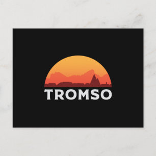 Carte Postale Tromso Norway City Skyline Cityscape Funny Cadeau