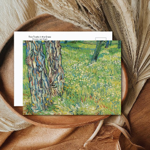 Carte Postale Troncs d'arbre Grass Vincent van Gogh