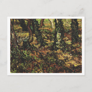 Carte Postale Troncs d'arbres au lierre, Van Gogh Beaux-Arts