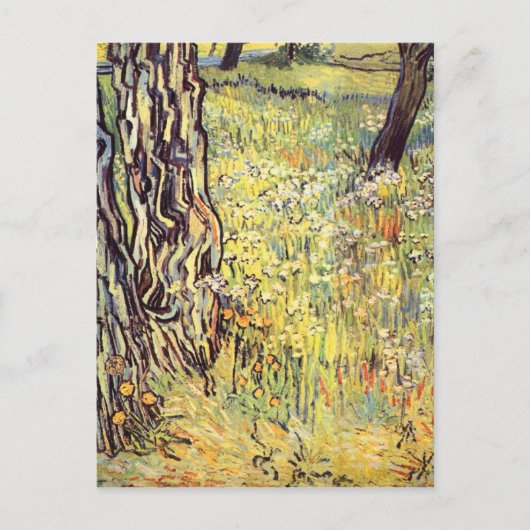 Carte Postale Troncs d'arbres par Vincent van Gogh (Devant)