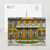 Carte Postale Trondheim La Résidence Royale Stiftsgaarden (Devant / Derrière)