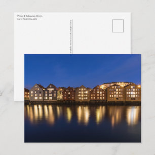 Carte Postale Trondheim Norvège