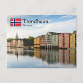 Carte Postale Trondheim Norvège (Devant)