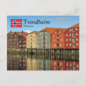Carte postale Trondheim Norvège (Devant)