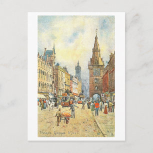 Carte Postale Trongate vintage, Glasgow, Écosse