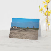Carte postale Troon Beach Scotland (Fleur jaune)