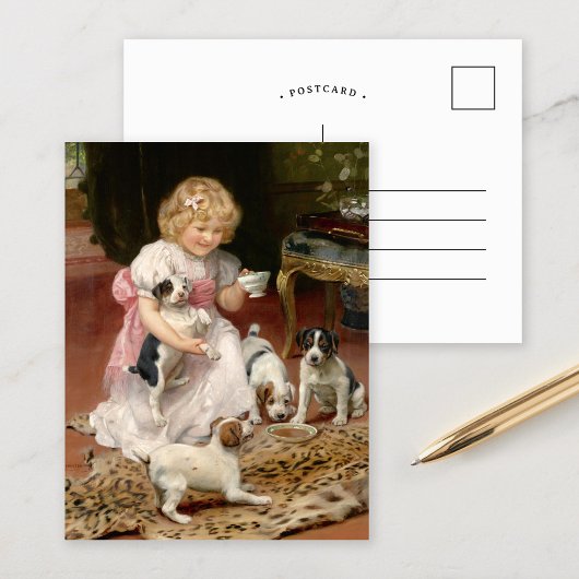 Carte Postale Trop chaud | Arthur John Elsley