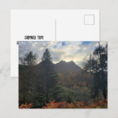 Carte Postale Trop de cheminée au coucher du soleil Great Smoky  (Devant / Derrière)