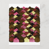 Carte Postale Trop de chocolat n'est jamais assez - Bonbons de l (Devant)