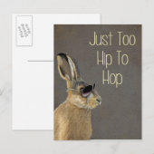 Carte Postale Trop Hip Pour Hop Grey (Devant / Derrière)